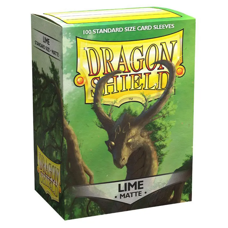 Dragon Shield - Standard Matte Sleeves (100) - Lime