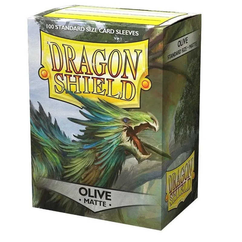 Dragon Shield - Standard Matte Sleeves (100) - Olive