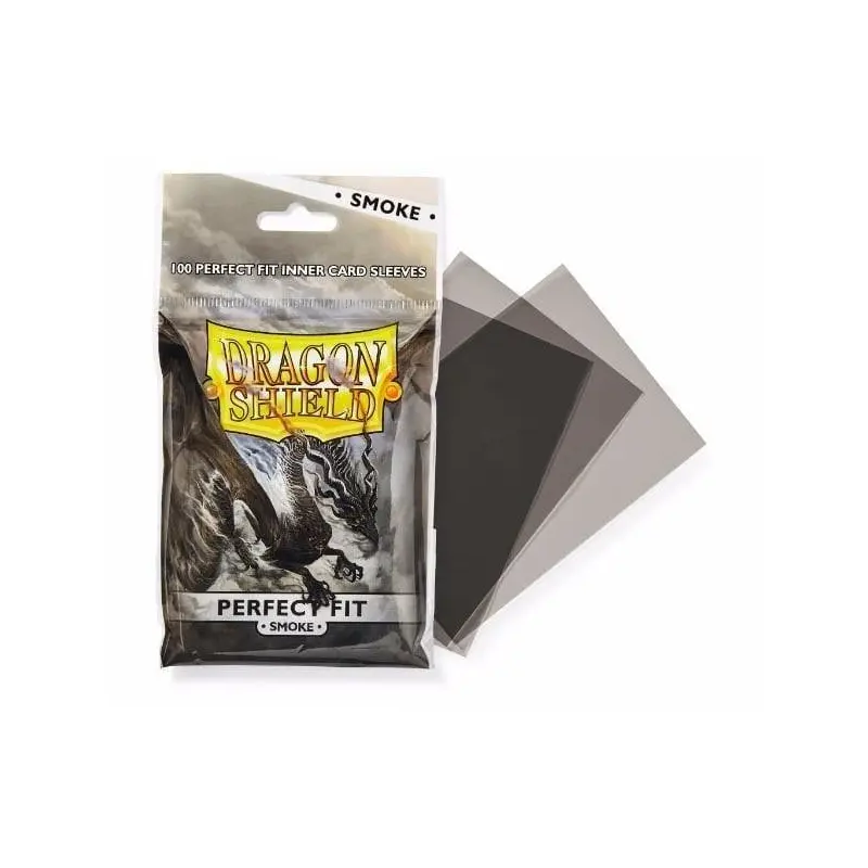 Dragon Shield - Sleeves Perfect Fit Pack Smoke - Standard Size (100)