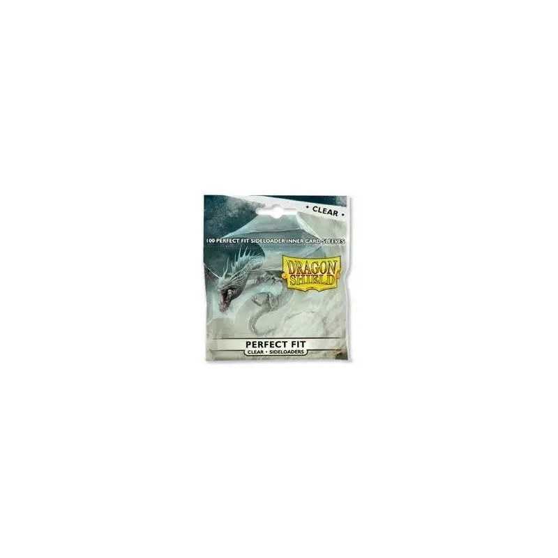 Dragon Shield - Sleeves Perfect Fit Sideloader Pack Clear Standard Size (100)