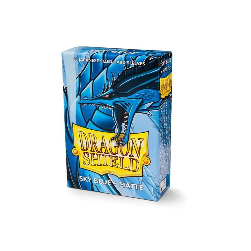 Dragon Shield - Sleeves Sky Blue Matte- Japanese Size (60)