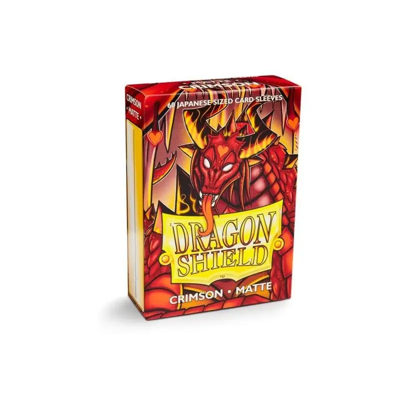 Dragon Shield - Sleeves Japanese Crimson Matte (60)