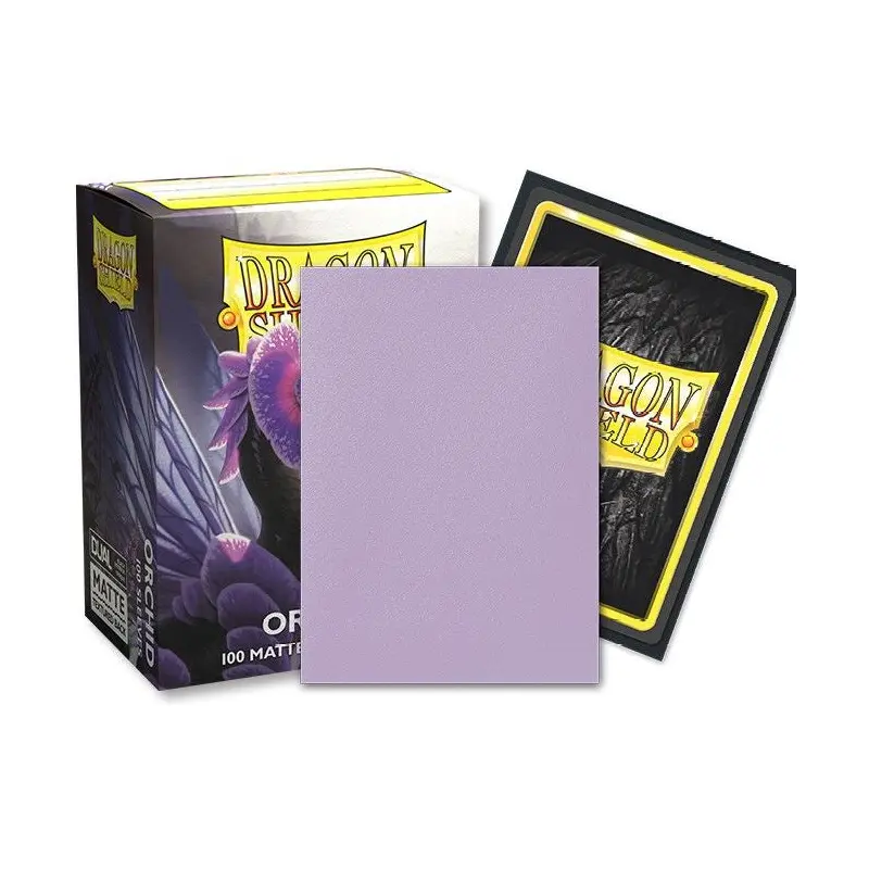Dragon Shield - Sleeves - Standard Size Dual Matte Orchid Purple Emme (100)