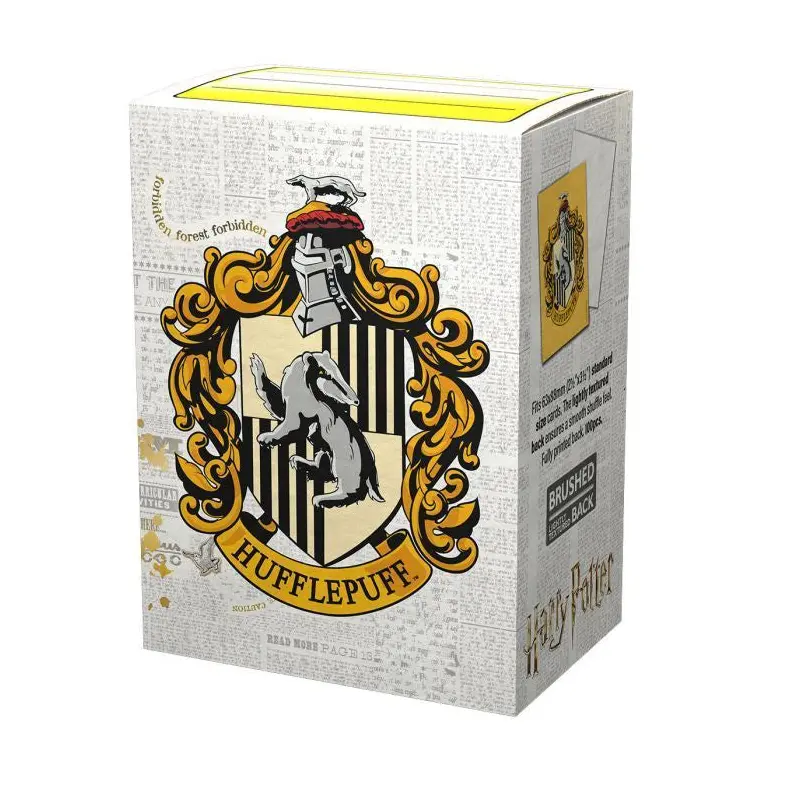Dragon Shield - Sleeves - MATTE Art - Wizarding World Hufflepuff Standard Size (100)