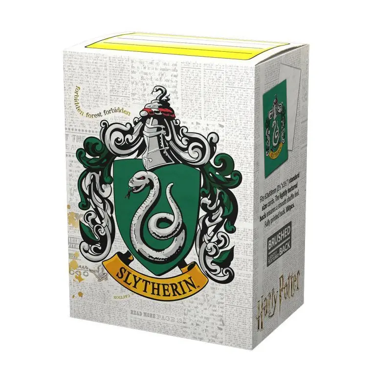 Dragon Shield - Sleeves - MATTE Art - Wizarding World Slytherin Standard Size (100)
