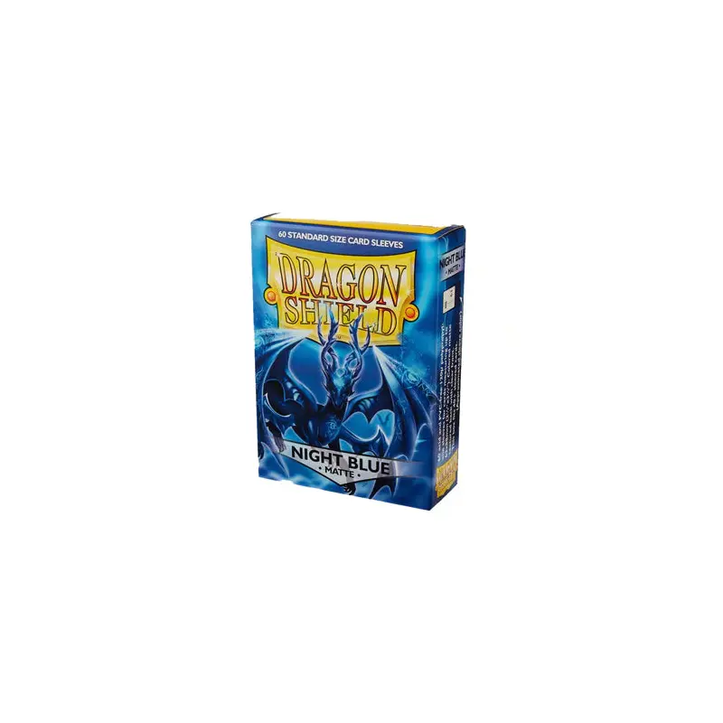 Dragon Shield - Sleeves - Matte Night Blue- Standard Size (60)