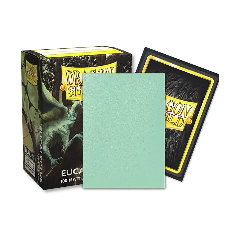 Dragon Shield - Sleeves - Standard Size Dual Matte Eucalyptus Green Lehel (100)