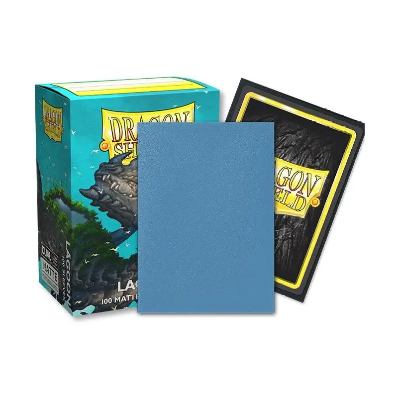 Dragon Shield - Sleeves - Standard Size Dual Matte Lagoon Blue Saras (100)