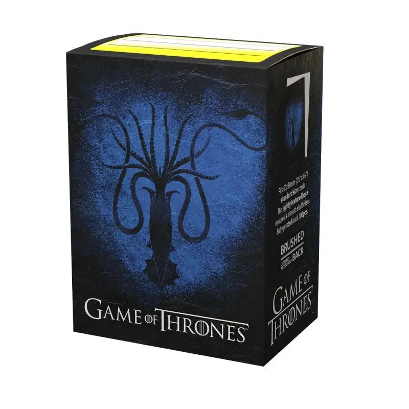 Dragon Shield - Sleeves - Brushed Art - Game Of Thrones House Greyjoy Standard Size (100)