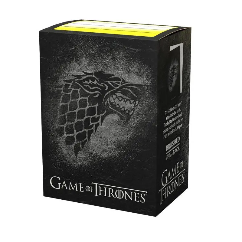 Dragon Shield - Sleeves - Brushed Art - Game Of Thrones House Stark Standard Size (100)