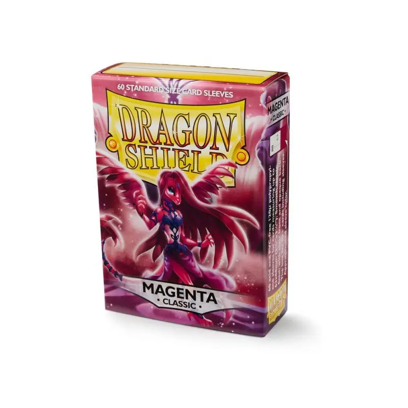 Dragon Shield - Sleeves - Classic Magenta Sleeves - Standard Size (60)