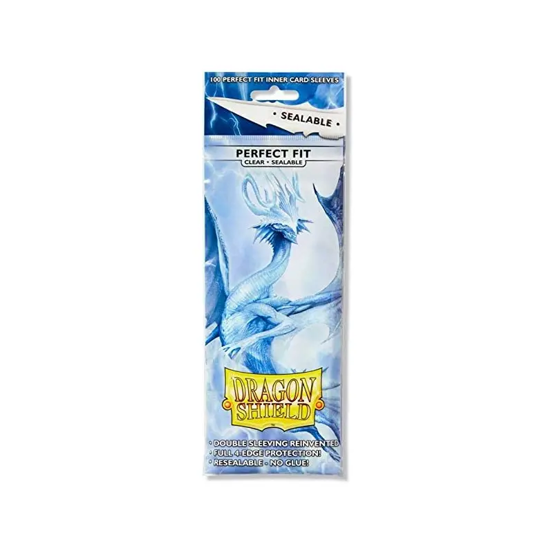 Dragon Shield - Perfect Fit Sealable Clear- Standard Sleeves (100)