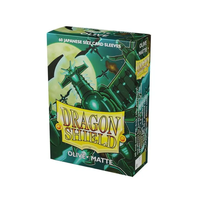 Dragon Shield - Matte- Olive Japanese Sleeves (60)