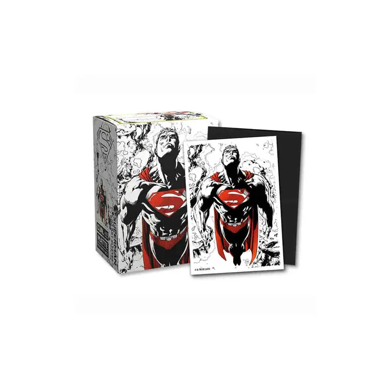 Dragon Shield - Matte Art - Superman Core - Red-White Variant - Standard Sleeves (100)