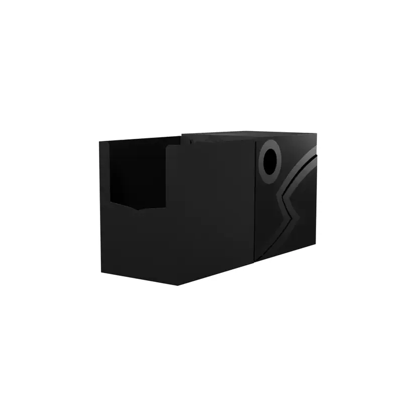 Dragon Shield - Deck Box Revised Double Shell - Shadow Black/Black
