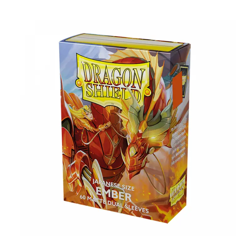 Dragon Shield - Dual Matte Ember Japanese Size (60)