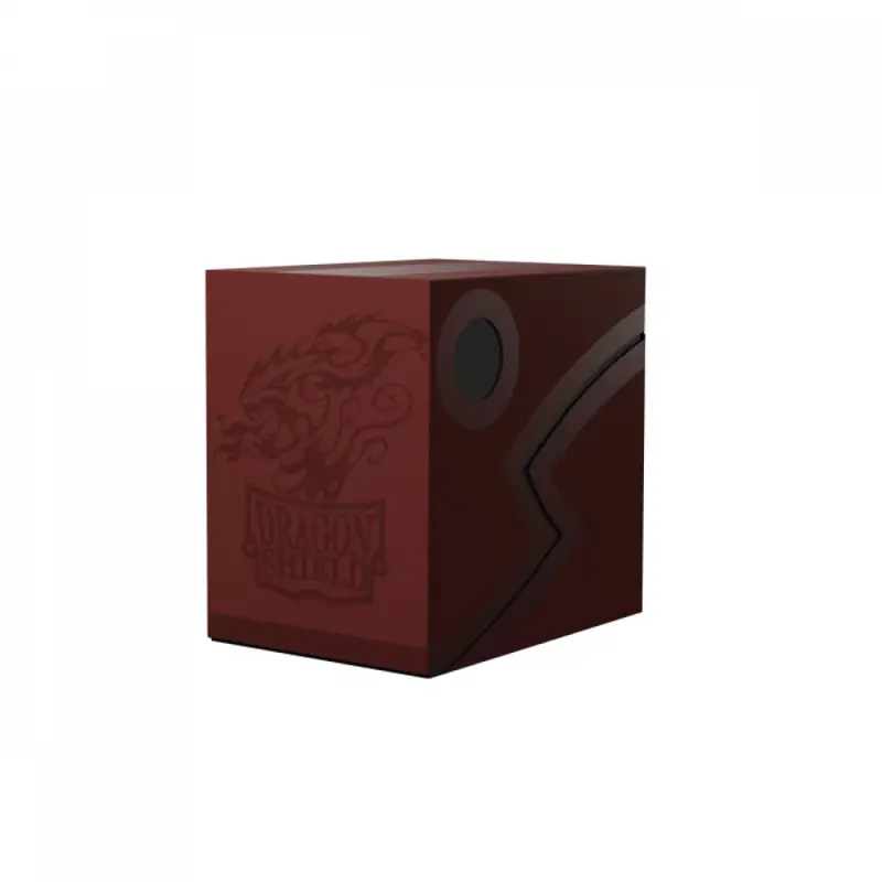 Dragon Shield - Deck Box Revised Double Shell - Blood Red/Black