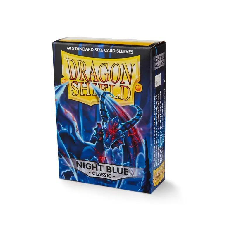 Dragon Shield - Card Sleeves - Classic Night Blue Standard Size (60)