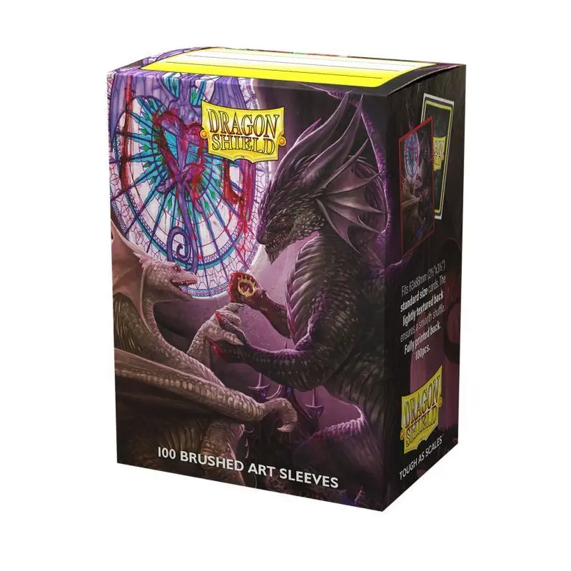 Dragon Shield - Brushed Art Valentine Dragons 2022 Standard Sleeves (100)