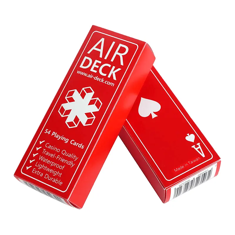 Air Deck Playing Cards - Red