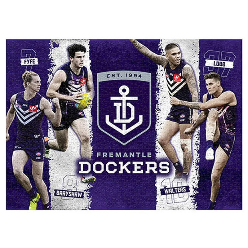 AFL Fremantle Dockers 4 Player - 1000 Piece Jigsaw