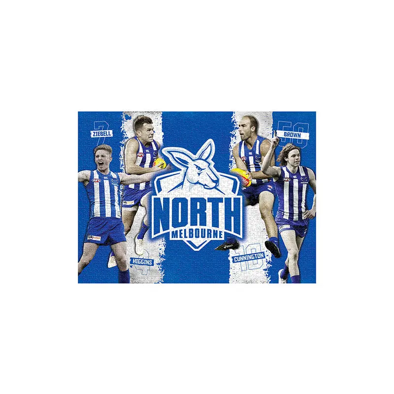 AFL North Melbourne Kangaroos 4 Player - 1000 Piece Jigsaw