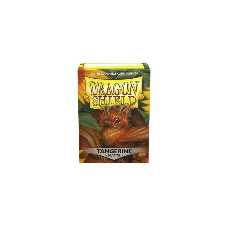 Dragon Shield - Box- Tangerine Matte Standard Size (100)