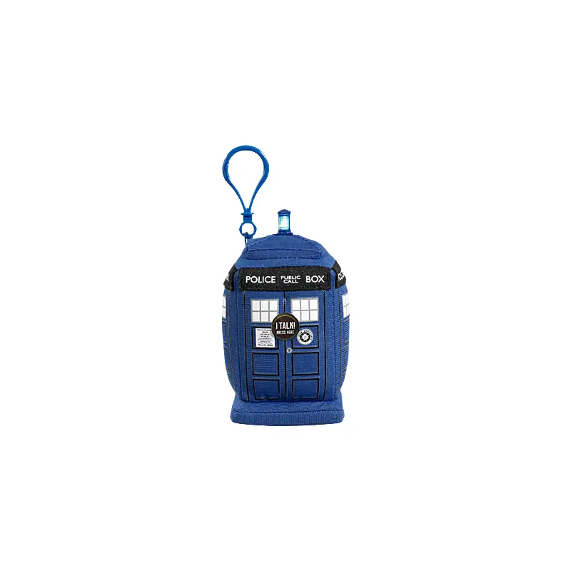 Dr Who  Tardis Mini Talking Clip-on Plush