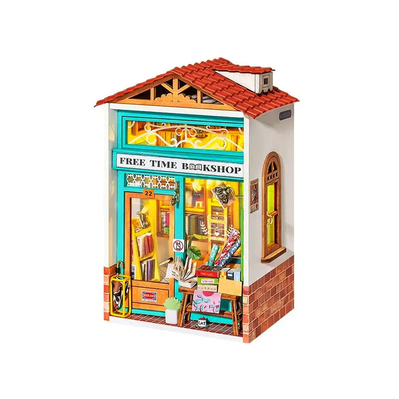 DIY Mini House Free Time Bookshop