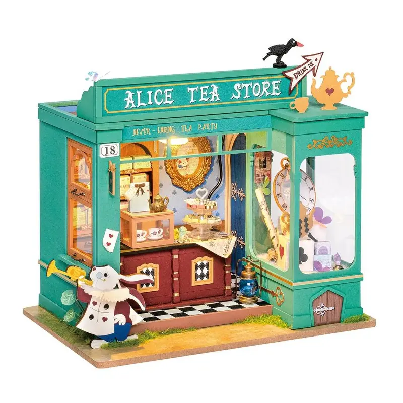 Diy Mini House Alices Tea Store