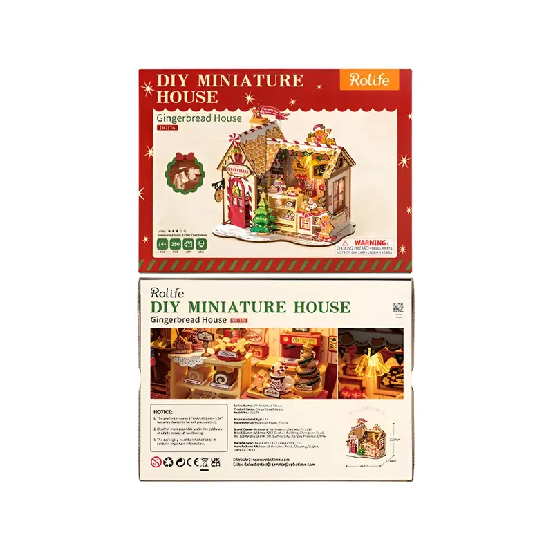 DIY - Mini House - Gingerbread House