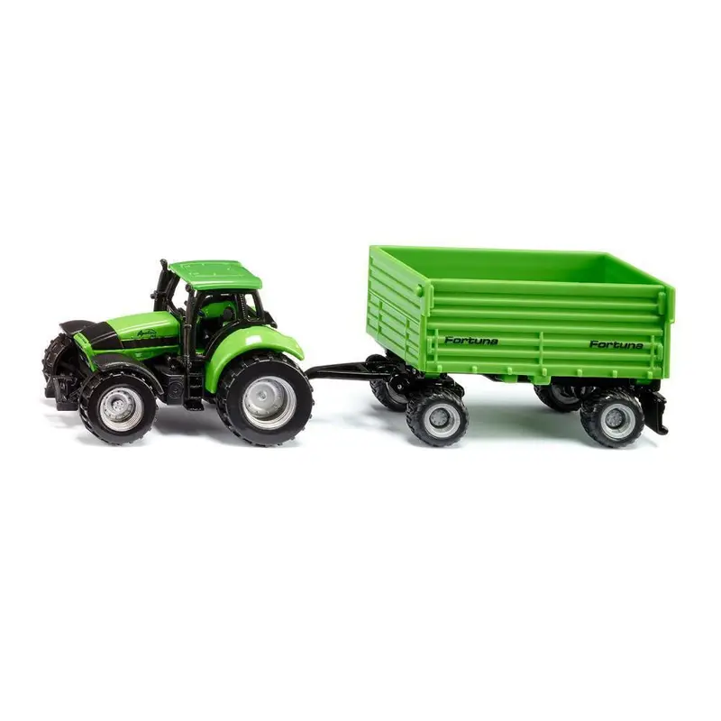 Deutz-Fahr with Fortuna 4-wheel-trailer