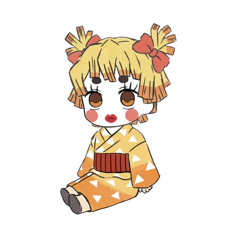 Demon Slayer Kimetsu no Yaiba Potteo Figure Zenitsu/Zenko