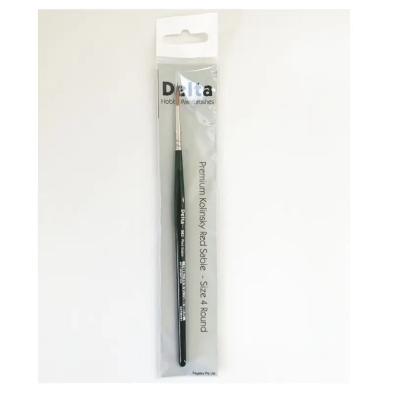 Delta Kolinsky Red Sable Size 9 Round Brush