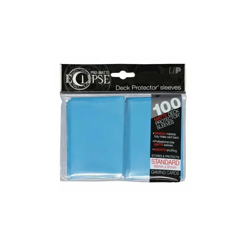 Deck Protectors Standard Pro-Matte-Eclipse Light Blue (100)