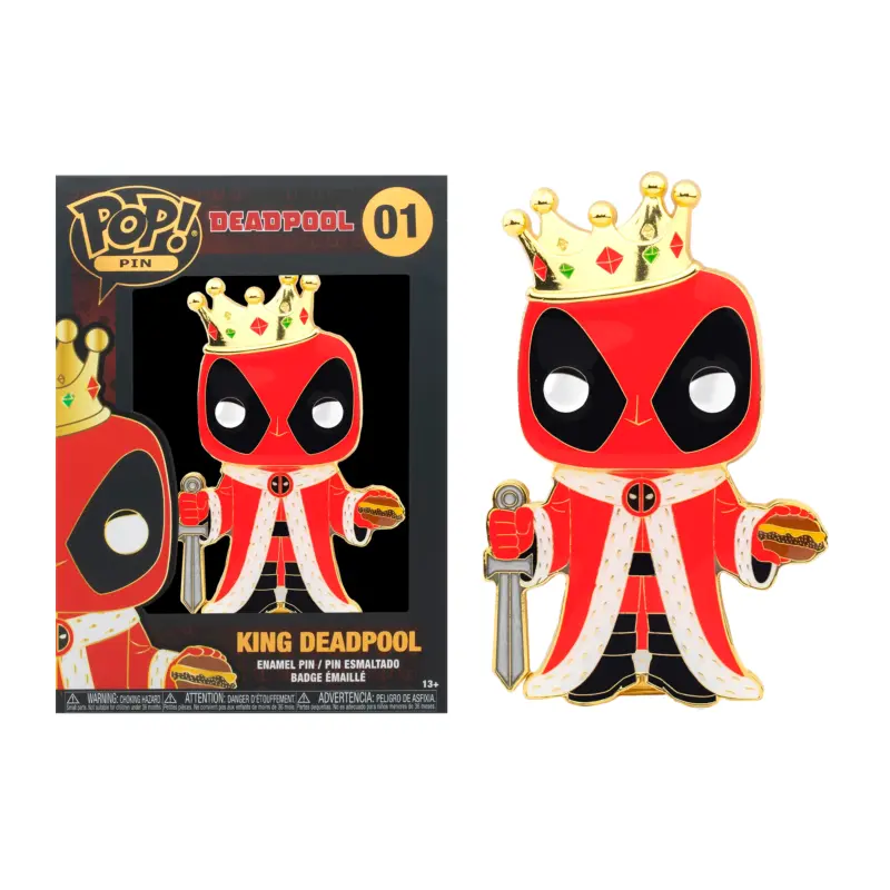 Deadpool (comics) - King Deadpool 4 Enamel Pin