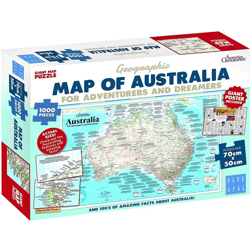 Adventures and Dreamers Puzzle and Poster 1000 Piece Jigsaw