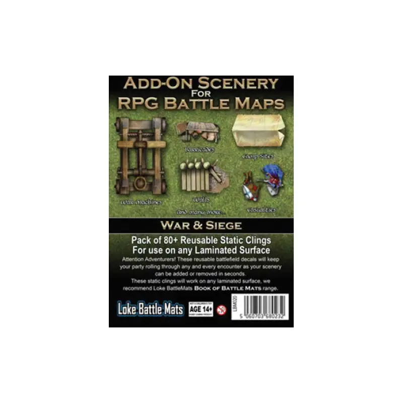 Add on Scenery for RPG Battle Maps - War & Siege