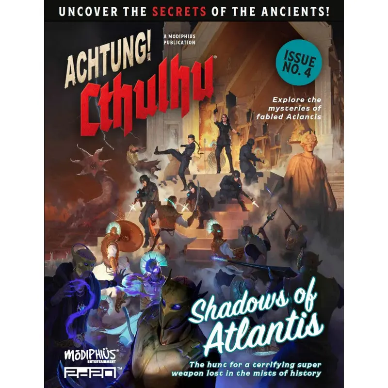 Achtung Cthulhu 2d20 Rpg - Shadows Of Atlantis 2d20 Edition
