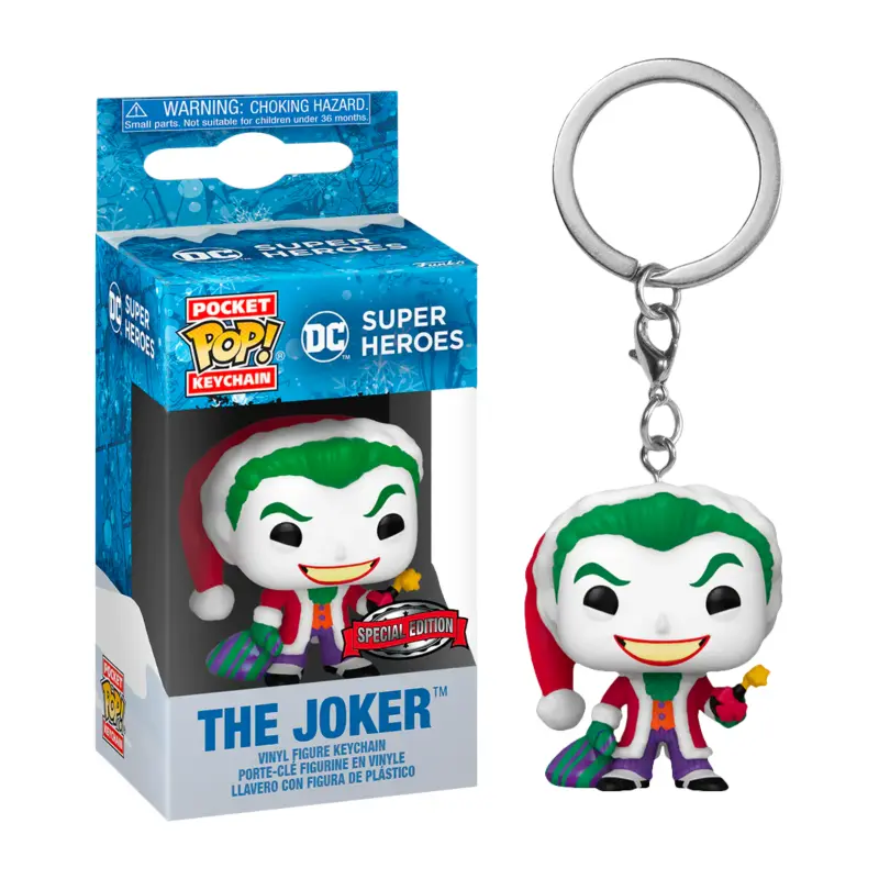 DC - Joker Holiday Pop! Keychain RS