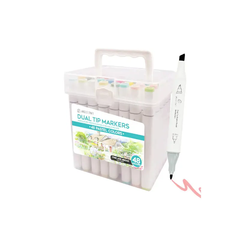 Dual Tip Markers 48 Pastel colors