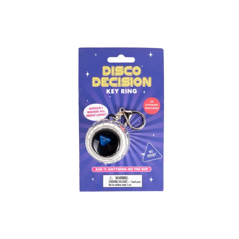 Disco Decision Key Ring