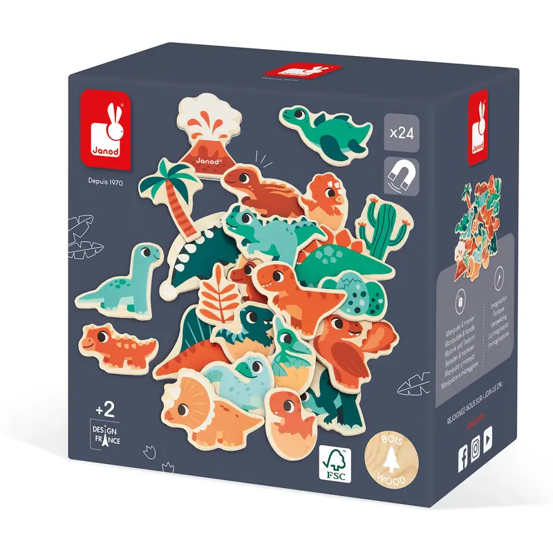 Dino Magnets 24pc Set