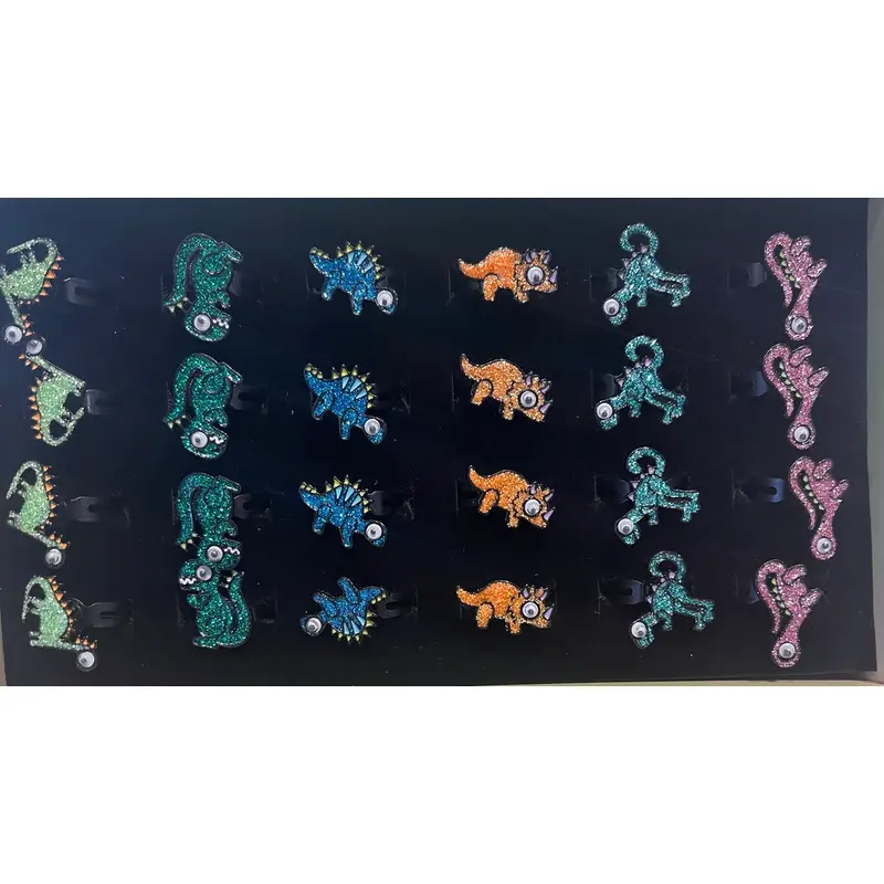 Dinosaur Spinner Fidget Rings Assorted