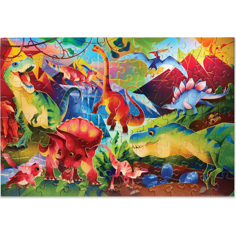 Dinosaur World 100pc Holographic
