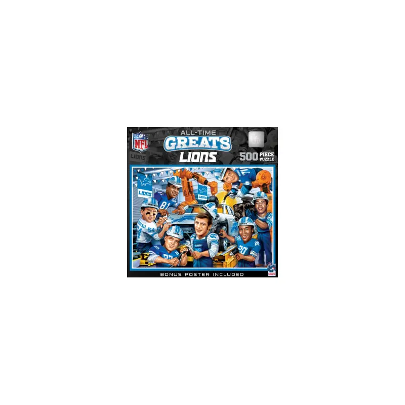 Detroit Lions All Time Greats 500pc Puzzle
