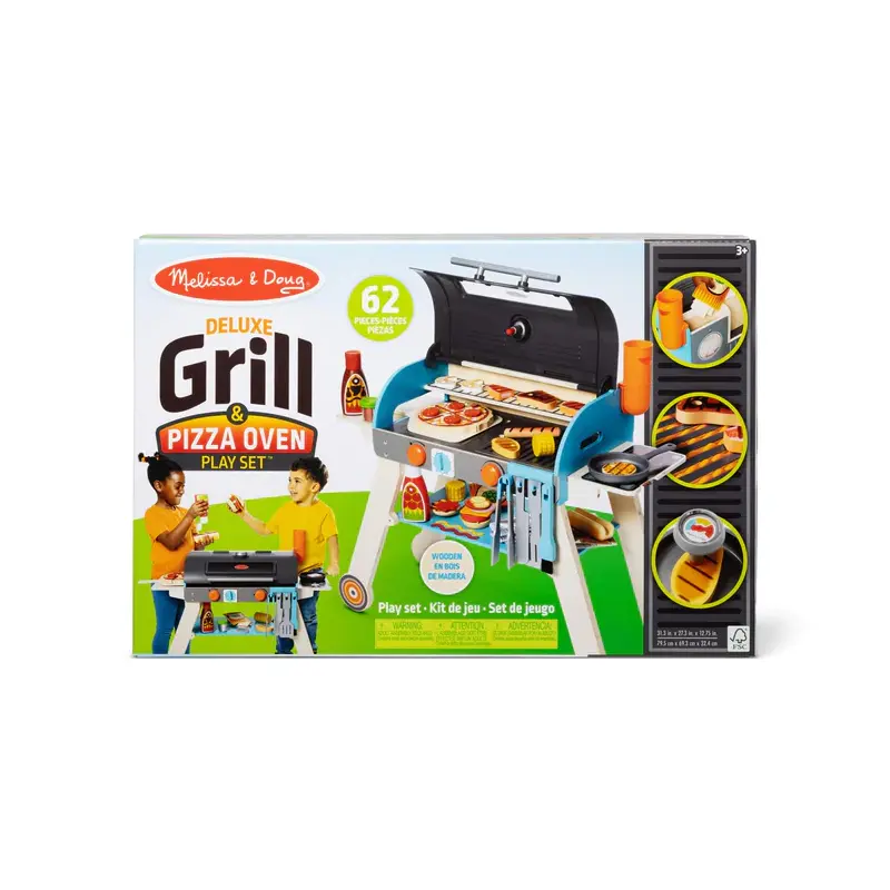 Deluxe Grill & Pizza Oven Playset