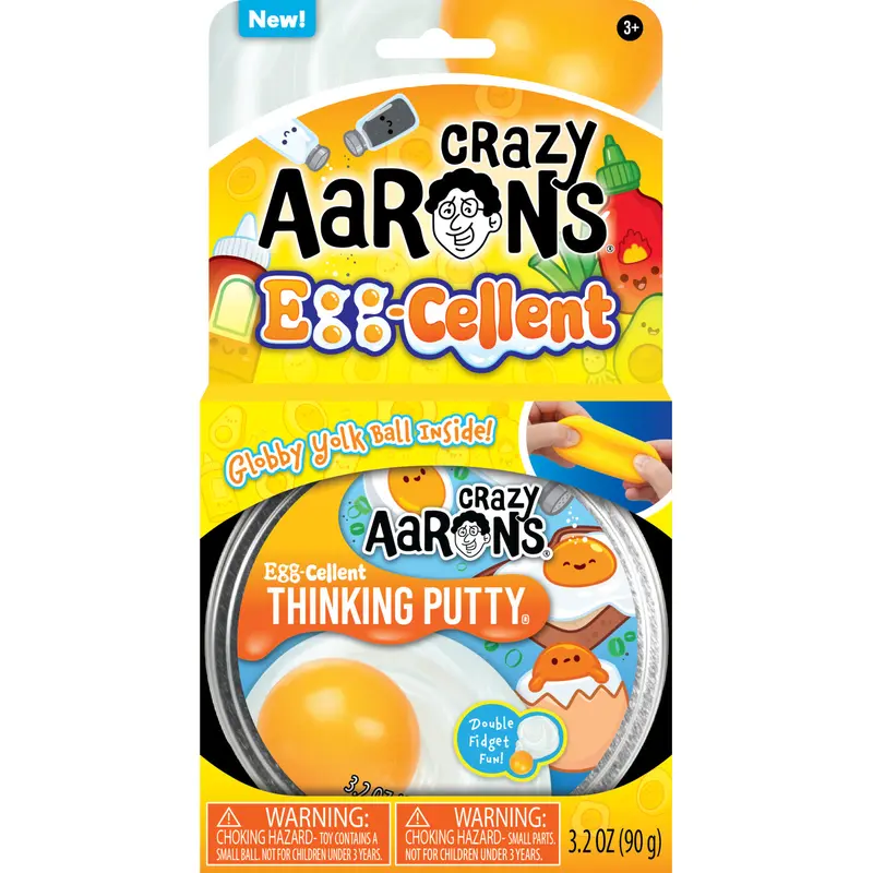 Crazy Aaron's Egg-Cellent Thinking Putty 4"