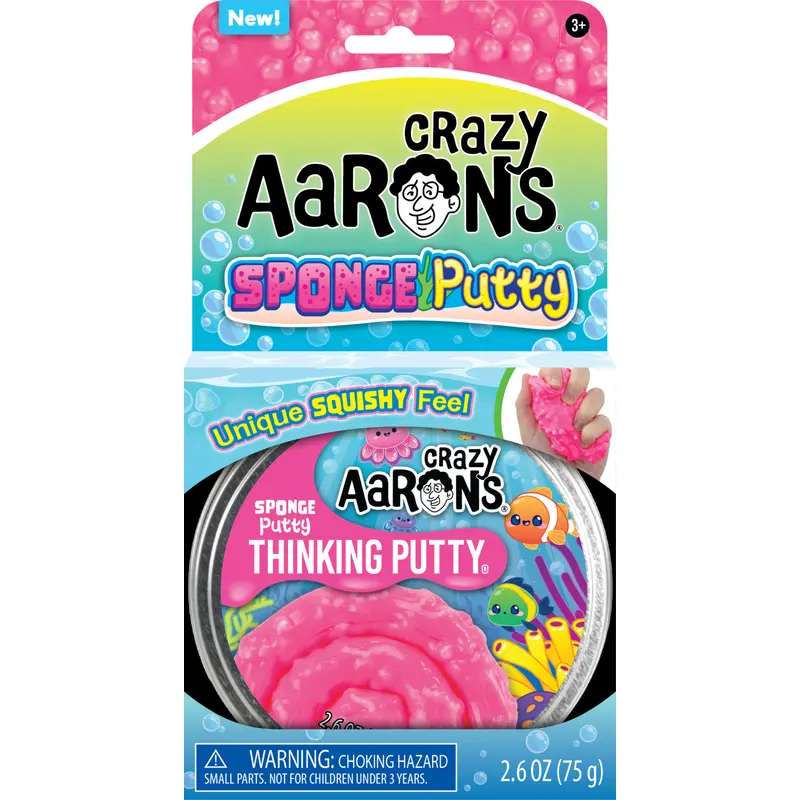 Crazy Aaron's Sponge Putty Thinking Putty 4"