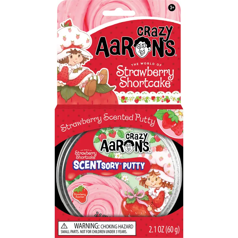 Crazy Aaron's Strawberry ShortcakeThinking Putty 4"
